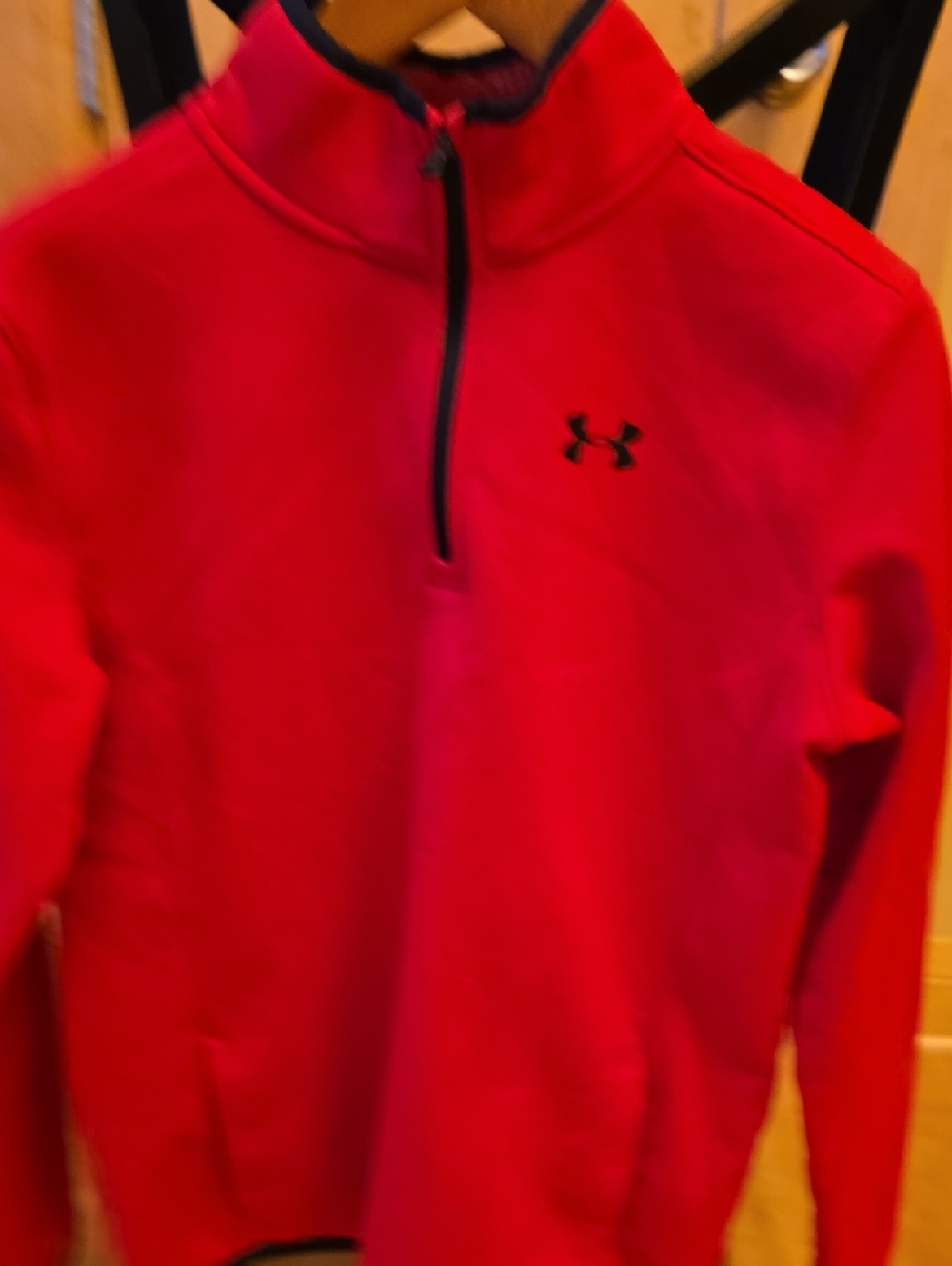 Under Armour Bright Pink Half-Zip Pullover